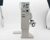 Buchi R-215 Rotavapor — left side/rear view showing power entry and label panel on column