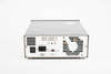 GE Healthcare EPS 601 rear panel view showing IEC AC inlet, power switch, 100-120/220-240V selector, ventilation fan, and rating label