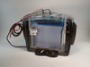 Amersham Ettan DALTsix electrophoresis unit front view with clear lid closed and electrode cables attached