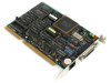 Danpex EN-2200T 16-bit ISA NIC – angled top view showing Winbond W89C902P chipset and ISA edge connector