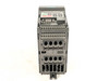 Siemens 6SE3211-4DA40 Micromaster Vector Drive – rear angled view showing full terminal block area and power input terminals at bottom