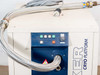 Bruker Cryo Platform Z49290 ECL 02 – front control panel close-up showing green and amber indicator lights, red pushbutton, and rotary switch