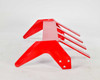 R&R Products R250359 sod cutting blade, angled end view showing tine fingers and mounting feet
