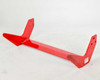 R&R Products R250359 red sod harvester blade — angled side view showing blade depth and tapered cutting end