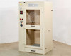 Grumbach Brutgeräte avian inter-hatch breeding incubator front view, door open showing upper incubation chamber with circular access hatch and lower hatch drawer