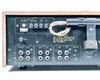 Pioneer SX-737 rear panel – antenna inputs (FM 75Ω unbal, FM 300Ω bal, AM, GND), Phono, AUX, Tape 1 and Tape 2 RCA inputs, and FCC compliance label