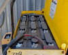 Deka 12-D85-9 24V battery – battery compartment open showing flooded lead-acid cells with corrosion deposits on terminals
