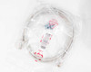 Included LAN Ethernet cable in sealed plastic bag alongside installation screws