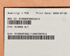 LG Chem RESU10H box label close-up showing Quantity 1 PCS, Print Date 2020-07-30, Box ID R15563P3S0GW014, Part Number R15563 DLT, and serial number barcode