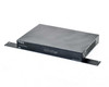 Araknis AN-210-SW-R-8-PoE managed gigabit switch — three-quarter front/top view with rack ears attached