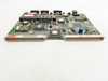 Netstal HCU2 control board – angled side view showing edge connector fingers and secondary ICs on reverse end