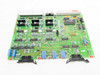 Netstal 110.240.6139b APC2 Relay Board – alternate top-side view showing relay block array and large IC near top edge