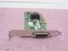 ATI 1028111001 Rage 128 Pro 32MB AGP video card — front view showing DVI connector and heatsink