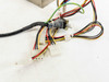 DTK PTP-2001 output wire harness detail showing multiple Molex power connectors, smaller connectors, and bare leads spread out