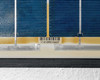 Barcode label on Yingli YL240P-29b solar panel frame showing serial number 114109010627