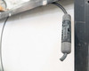 Close-up of MC4-style connector on one output cable of Yingli YL240P-29b solar panel — cable end is cut and requires a new MC4 connector