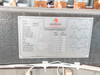 L3 Communications transformer nameplate — KVA, phase 3, 60 Hz, HV and LV tap/voltage chart, style, customer PN, serial number, and manufacture date fields visible