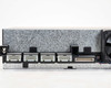 Eaton ASY-0647 rear connector close-up showing four blade output connectors, SCSI-style interface connector, and cooling fan