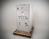 Best Power PT100N61002BBSDO UPS Transfer Switch – left-angle front view of full cabinet on pallet