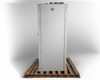 Best Power Technology transfer switch right side panel view showing ventilation louvers and conduit knockouts