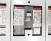 GE Spectra RMS Current Limiting Circuit Breaker SELA36AT0030 30A 3-Pole – second angle showing breaker handle in ON/OFF position