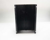 Lenze AC Tech ESV552N04TMC rear view — large black aluminum heatsink fin array for thermal dissipation