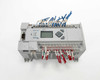 Allen Bradley 1766-L32BWA MicroLogix 1400 PLC – top-down view showing front panel with LCD, DB9 serial port, and labeled terminal sections