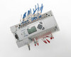Allen Bradley 1766-L32BWA MicroLogix 1400 PLC – angled top view showing front panel LCD display, Allen-Bradley logo, and terminal blocks