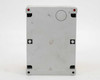 Katko KEM-316UL – rear panel view showing gray enclosure back with mounting tabs and surface scuff marks