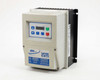 Lenze AC Tech ESV152N04TXC SMVector frequency inverter – front panel three-quarter view showing display and keypad