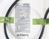 LG LG365M1C-N5 rating plate label showing DC power 365W, AC output 320VA, voltage range, frequency, and LM036HI-A2 microinverter model