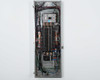 Siemens S1C42JX400CBS panel board interior view with door open showing main breaker and branch circuits with wiring installed