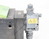 Grundfos Alldos DDA 12-10 dosing pump – side view of liquid end with p max 10 bar / 150 PSI caution label visible on pump head