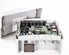 SMA SB 3800-US-10 internal view – open enclosure showing main control board, EPCOS electrolytic capacitors, toroidal inductors, and cooling fan