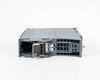 Siemens S7-1500 Analog Output Module – bottom view showing backplane bus connector and wiring terminal access