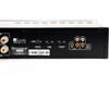 Leon L3-1K rear panel close-up showing 12V trigger, Remote Turn On, Bass Boost, Subsonic Filter switches, LFE and L/R RCA inputs, High Pass Output RCA jacks
