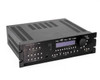 Anthem AVM 50V front panel angled view showing full width of unit with rack ears and control layout