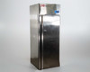 LabRepCo LABLD-25-SDSS Futura Plus+ 25 cu ft stainless steel lab refrigerator — front-left three-quarter view showing full exterior and digital temperature controller