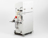 Fuji VG-400C-10W left side view showing gas tubing manifold with multiple push-connect fittings, red rapid-stop button, and pneumatic components