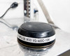 Close-up of foot pedal labeled 'Fuji Impulse MOD VG-400C-10W' resting on lower cart shelf