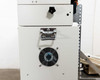 Fuji VG-400C-10W upper cabinet detail showing carry handle latch and cooling fan with protective grille