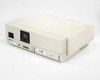 Molecular Devices SpectraMax 250 – rear three-quarter view from left side showing power inlet, fan, interface ports, and CE label