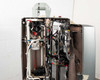 Lumenis AcuPulse 40 AES-A – interior view with front cover removed showing main internal assemblies, wiring harness, tubing, and cooling components