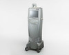 Lumenis AcuPulse 40 AES-A CO2 laser system – right-angle front view showing full console with touchscreen and articulated delivery arm on casters
