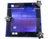 Galileo Bioscience Insight 91-2020-SD Semi-Dry Blotting System – top view showing blue acrylic upper electrode plate with four knurled thumb screws and Galileo Bioscience logo