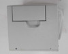 Olympus DP11-N top panel view showing memory card door and carry handle