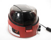 CAPP Rondo CR-68X microcentrifuge front view with digital LED display showing '12' and closed smoke-tinted lid