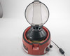 CAPP Rondo CR-68X with lid open revealing 8-slot closed rotor for 1.5 mL and 2.0 mL microtubes