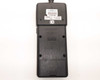 Fisherbrand Traceable S11120 bottom view showing model label S11120, serial number sticker, CE marking, and battery compartment