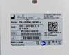 Pollogen Legend+ rating plate label showing model, serial number PLU01810072, 100-240V 2.2A 50-60Hz, Made in Israel, manufacture date 2018/07/09